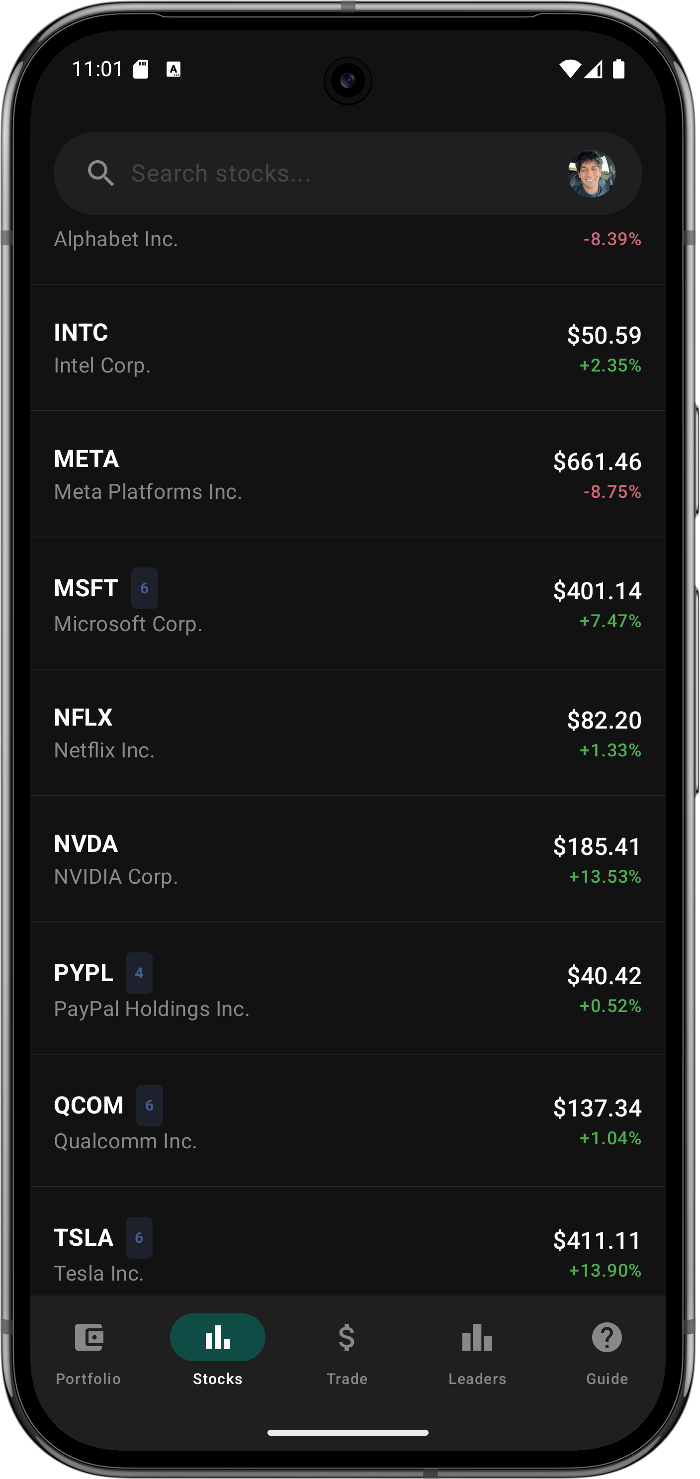 Market Dashboard